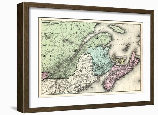 1877, Dominion of Canada - Eastern Sheet-null-Framed Giclee Print