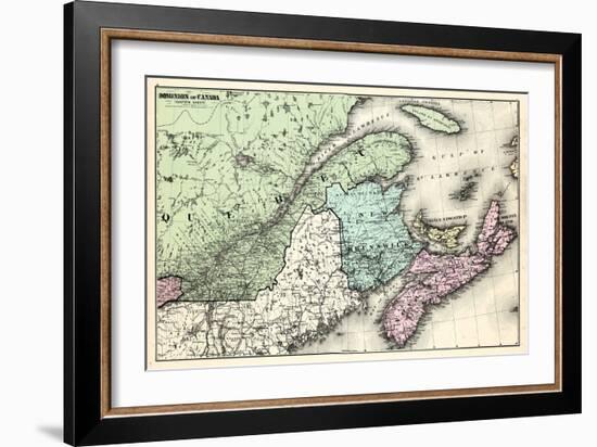 1877, Dominion of Canada - Eastern Sheet-null-Framed Giclee Print