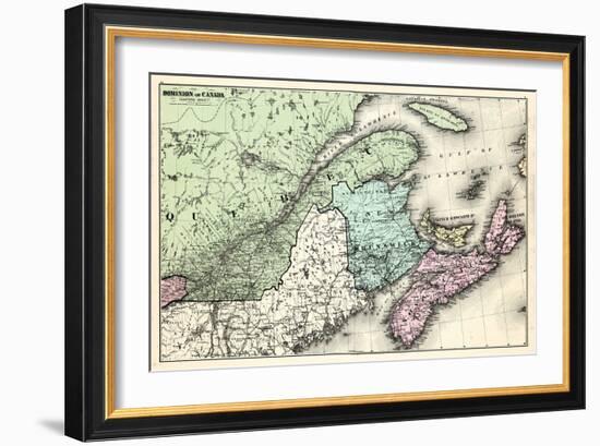 1877, Dominion of Canada - Eastern Sheet-null-Framed Giclee Print