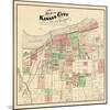 1877, Kansas City and Suburbs, Missouri, United States-null-Mounted Giclee Print