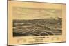 1877 Los Angeles Map-N. Harbick-Mounted Art Print