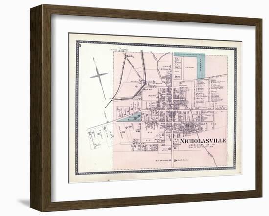 1877, Nicholasville, Kentucky, United States-null-Framed Giclee Print