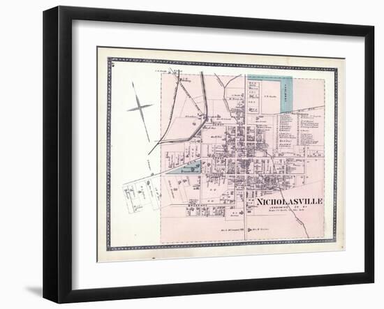 1877, Nicholasville, Kentucky, United States-null-Framed Giclee Print