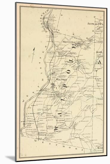 1877, Walpole Township, Alsted, Drewsville, New Hampshire, United States-null-Mounted Giclee Print