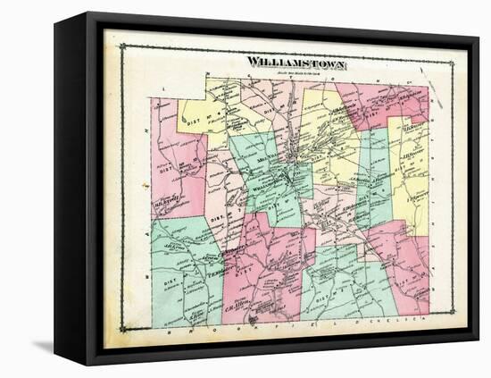 1877, Williamstown, Vermont, United States-null-Framed Premier Image Canvas