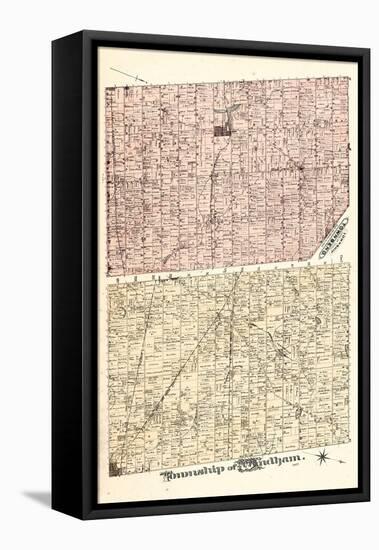 1877, Windham Township, Townsend Township, Canada-null-Framed Premier Image Canvas
