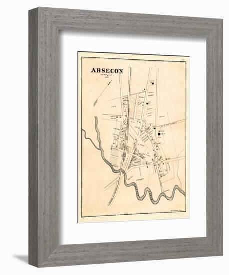 1878, Absecon, New Jersey, United States-null-Framed Giclee Print
