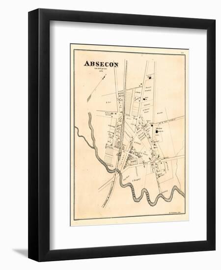 1878, Absecon, New Jersey, United States-null-Framed Giclee Print