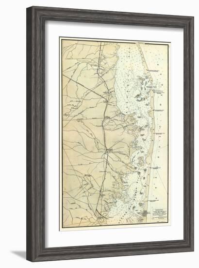 1878, Beach Haven, New Jersey, United States-null-Framed Giclee Print