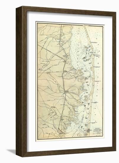 1878, Beach Haven, New Jersey, United States-null-Framed Giclee Print