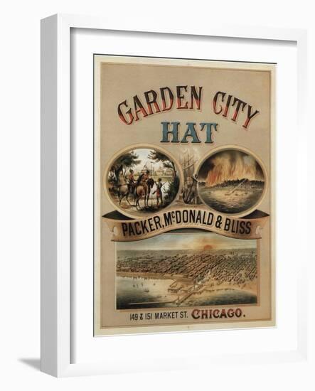 1878 Garden City Hat-null-Framed Giclee Print