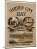 1878 Garden City Hat-null-Mounted Giclee Print