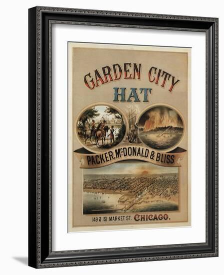 1878 Garden City Hat-null-Framed Giclee Print