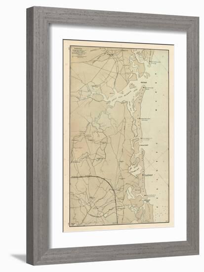 1878, Great Egg Harbor, New Jersey, United States-null-Framed Giclee Print