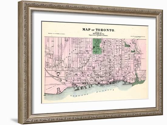 1878, Toronto, Canada-null-Framed Giclee Print