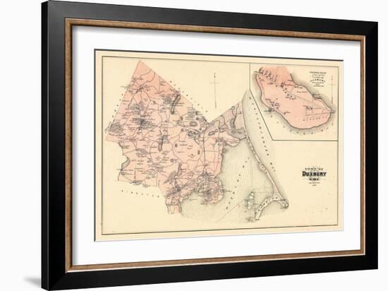 1879, Duxbury Town, Duxbury Village, Massachusetts, United States-null-Framed Giclee Print