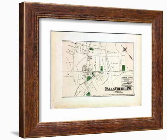 1879, Falls Church, District of Columbia, United States-null-Framed Giclee Print