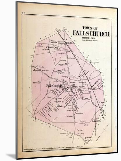 1879, Falls Church Township, District of Columbia, United States-null-Mounted Giclee Print