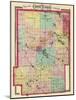 1879, Kosciusko County Map, Indiana, United States-null-Mounted Giclee Print