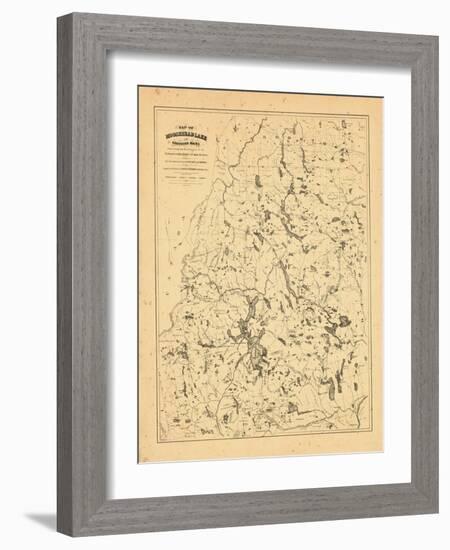 1879, Moosehead Lake, Maine-null-Framed Giclee Print