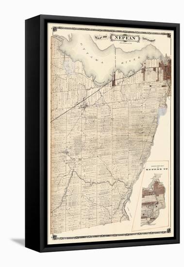 1879, Nepean Township-null-Framed Premier Image Canvas