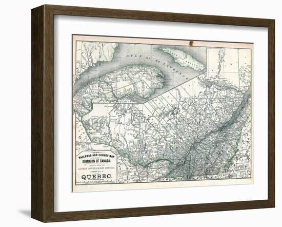 1879, Quebec Province, Canada-null-Framed Giclee Print