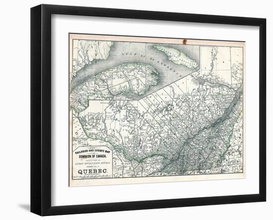 1879, Quebec Province, Canada-null-Framed Giclee Print