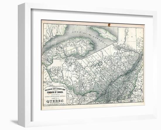 1879, Quebec Province, Canada-null-Framed Giclee Print