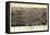 1880, Ann Arbor Bird's Eye View, Michigan, United States-null-Framed Premier Image Canvas
