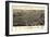 1880, Ann Arbor Bird's Eye View, Michigan, United States-null-Framed Giclee Print