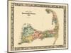 1880, Barnstable County and Cape Cod B, Massachusetts, United States-null-Mounted Giclee Print