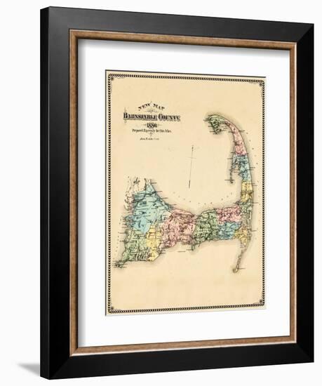 1880, Barnstable County and Cape Cod, Massachusetts, United States-null-Framed Giclee Print