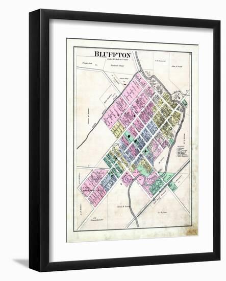 1880, Bluffton, Ohio, United States-null-Framed Giclee Print