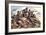 1880, Boers of the Transvaal Fighting at Majuba Hill During the First Boer War-Pat Nicolle-Framed Giclee Print