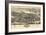 1880, Boston Bird's Eye View, Massachusetts, United States-null-Framed Giclee Print