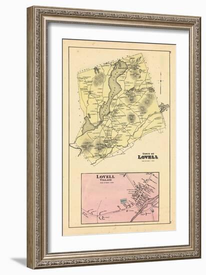 1880, Lovell Town, Lovell Village, Maine, United States-null-Framed Giclee Print