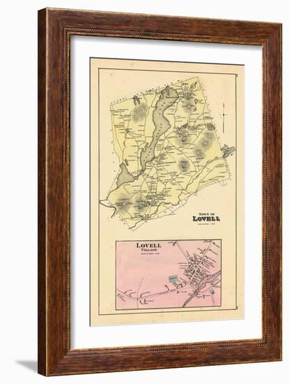 1880, Lovell Town, Lovell Village, Maine, United States-null-Framed Giclee Print