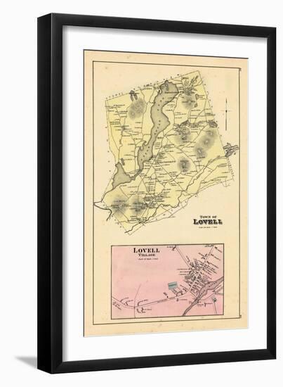 1880, Lovell Town, Lovell Village, Maine, United States-null-Framed Giclee Print