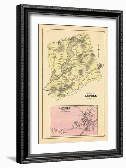 1880, Lovell Town, Lovell Village, Maine, United States-null-Framed Giclee Print