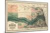 1880, Nebraska 1880 State Map, Nebraska, United States-null-Mounted Giclee Print