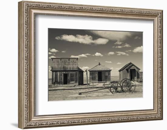 1880 Town, Pioneer Village, Stamford, South Dakota, USA-Walter Bibikow-Framed Photographic Print