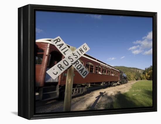 1880 Train, Hill City, Black Hills, South Dakota, United States of America, North America-Pitamitz Sergio-Framed Premier Image Canvas