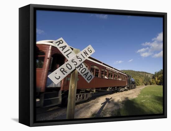 1880 Train, Hill City, Black Hills, South Dakota, United States of America, North America-Pitamitz Sergio-Framed Premier Image Canvas