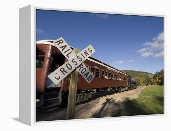 1880 Train, Hill City, Black Hills, South Dakota, United States of America, North America-Pitamitz Sergio-Framed Premier Image Canvas