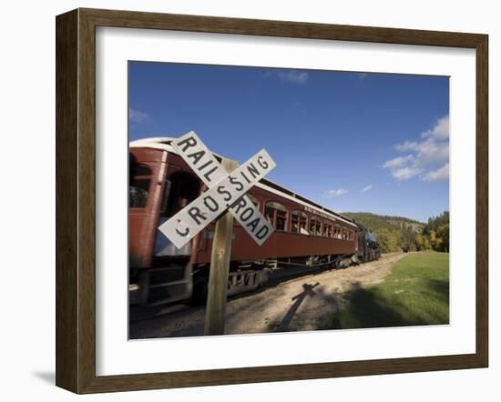 1880 Train, Hill City, Black Hills, South Dakota, United States of America, North America-Pitamitz Sergio-Framed Photographic Print