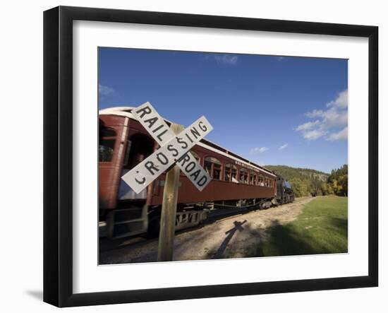 1880 Train, Hill City, Black Hills, South Dakota, United States of America, North America-Pitamitz Sergio-Framed Photographic Print