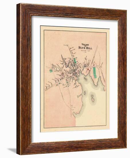 1881, Blue Hill Village, Maine, United States-null-Framed Giclee Print