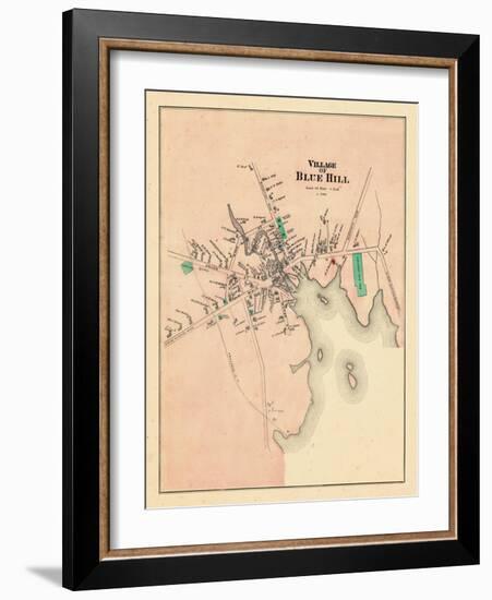 1881, Blue Hill Village, Maine, United States-null-Framed Giclee Print