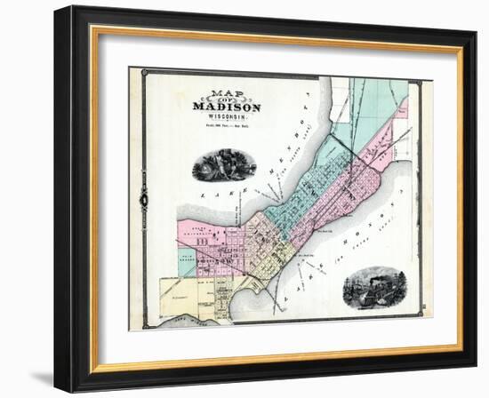 1881, Madison, Wisconsin, United States-null-Framed Giclee Print