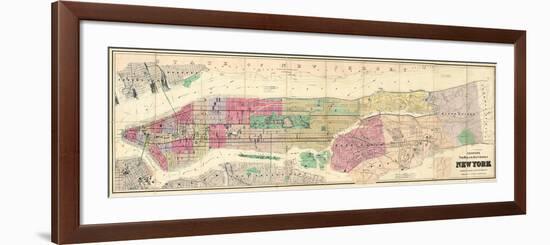 1882, New York City and County 1882, New York, United States-null-Framed Giclee Print